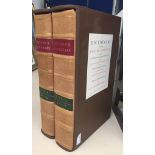 Johnson's Dictionary, a fine cased, leather bound, two volume set, published by the Folio Society,