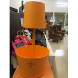 A Veuve Clicquot "ice lounge" champagne bucket with light