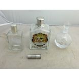 A Limited Edition silver and glass perfume bottle by Penhaligan;