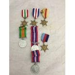 Two boxes of WWII medals, to inc a boxed DM and BWM and 39-45 Italy, France and Germany,