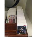 A quantity of Panini football cards