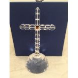 A boxed Swarovski Cross