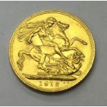 A 1912 London Mint sovereign