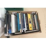 A quantity of antique reference books