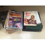 A quantity of comics from the 1950s to inc Sexton Blake examples, 1970s Beezer,