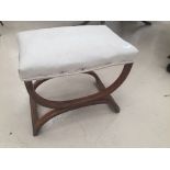 A 20th century cross-stretchered stool