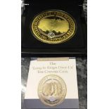 A cased "Long to Reign Over Us" TDC 10 crown proof coin 34/499,
