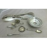 Hallmarked silver flatware;