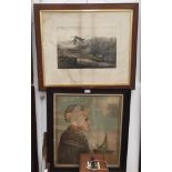 A signed photogravure 'Snipe Shooting' after Archibald Thorburn;