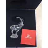 A boxed Swarovski Ibex