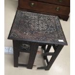 A 19th century Benares table