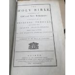 A 1786 King James bible published by W Jackson