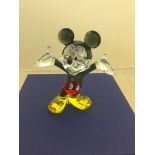 A boxed Swarovski Disney Mickey Mouse