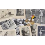 A Large Collection of Roller Skating Memorabilia: Belonging to World Champion Jean Phethean who won