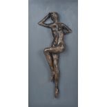 T Shattock (1944-present): A ceramic figure, "Long Legged Lady",