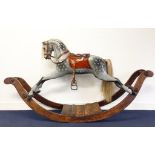 A Rocking Horse: Victorian, circa 1880 by Lines Bros,