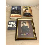 Dambuster's Lot: framed photograph of Guy Gibson; together with repro medal, bars,