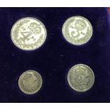 A cased 1939 Maundy coin set