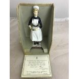 A boxed Royal Worcester figure: Sister University College Hospital from the Nursing Sister Series,