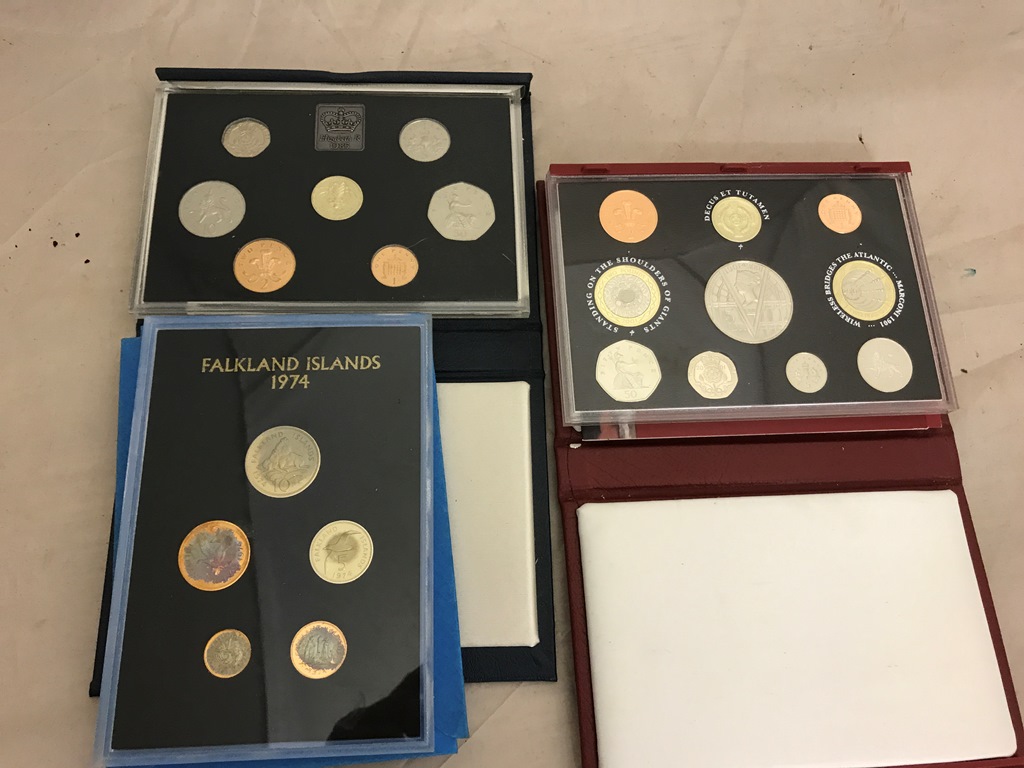 Two Royal Mint Proof sets;