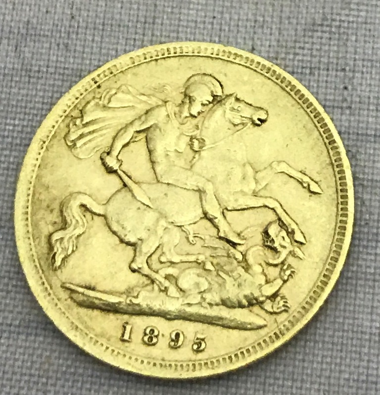 An 1895 half sovereign