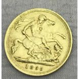 An 1895 half sovereign