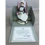 A boxed Royal Worcester figure: Sister, St Thomas' Hospital from the Nursing Sisters Series,