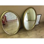 Two gilt mirrors