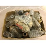 A quantity of stoneware bottles,
