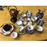 A quantity of Oriental items to inc 17th/18th century china, cloisonne,