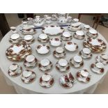 A comprehensive Royal Albert table service to inc cups, saucers,
