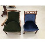 Two Victorian childs' chairs