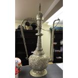 Large pierced Persian style coffee pot/lamp