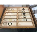 19th/20th century microscope slides and microscope