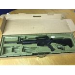 An ICS-44 assault rifle in box