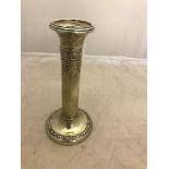 An Edwardian HM silver candlestick