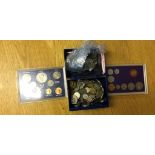 A quantity of World and GB coins and cased year sets: Malta
