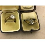 22ct and 9ct rings