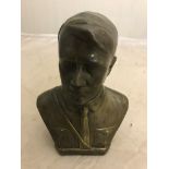 A bronze bust of Hitler