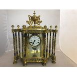 An early 20th century clossoine clock