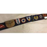 WWII USAAF shoulder insignia sewn onto a belt