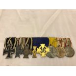 An Imperial German WW1 group of eight including Austria and Hungary medals.