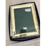 A HM silver Celtic photograph frame