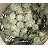 A large quantity of various coins