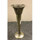 A HM silver spill vase