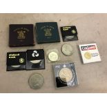 A quantity of proof coins to inc boxed Festival of Britain 1951 etc