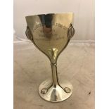 A HM silver goblet by Liberty & Co (1934) in the Arts & Crafts style,