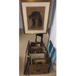 A large quantity of pictures to include original 19th century & later watercolours,