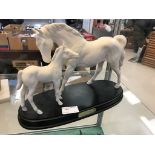 A bisque horse and foal figure by Royal Doulton "Spirit of Affection"