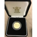 A boxed 2001 proof sovereign
